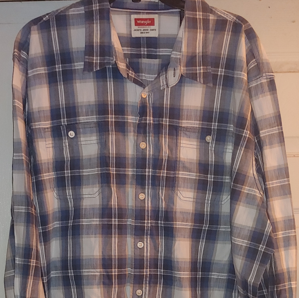 3XL Wrangler Button Down Shirt
